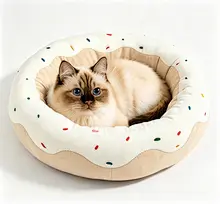 Foldable Square Pet Bed for Cats & Dogs – OEM Washable Foam Pet Cushion – Private Label Pet Bed Supplier